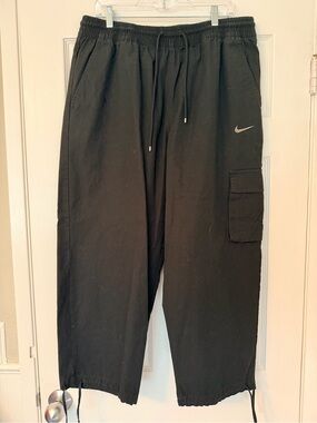 Nike oversized Black Cargo pants